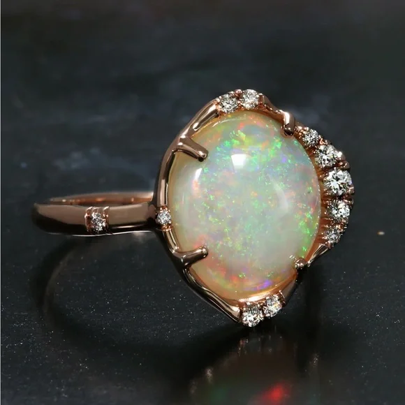 🚫SOLD🚫SIRCIAM STARDUST OPAL RING - Picture 4 of 13